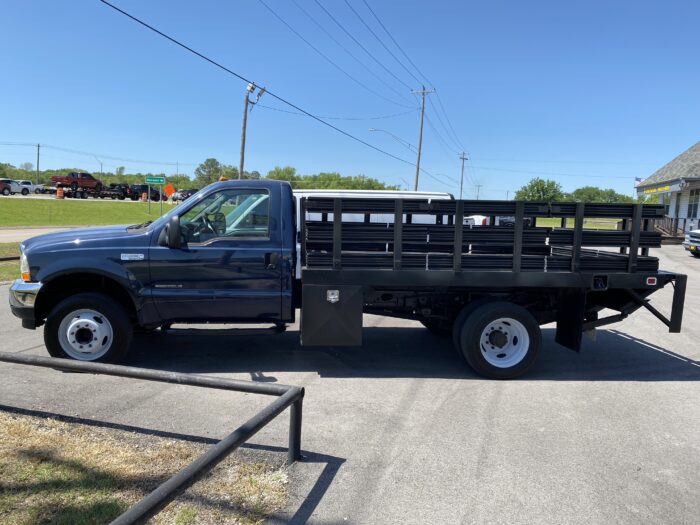 2002 F-550 DIESEL FLAT BED