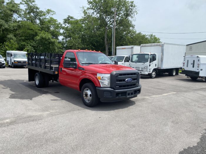 2014 FORD F-350 XL FLAT BED - Image 3